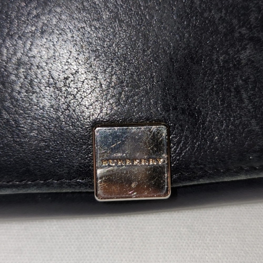 BURBERRY Continental Leather Wallet with Box & Dust Bag EUC - Picture 3 of 10